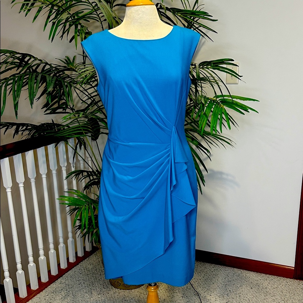 New Directions ladies size 10 turquoise dress